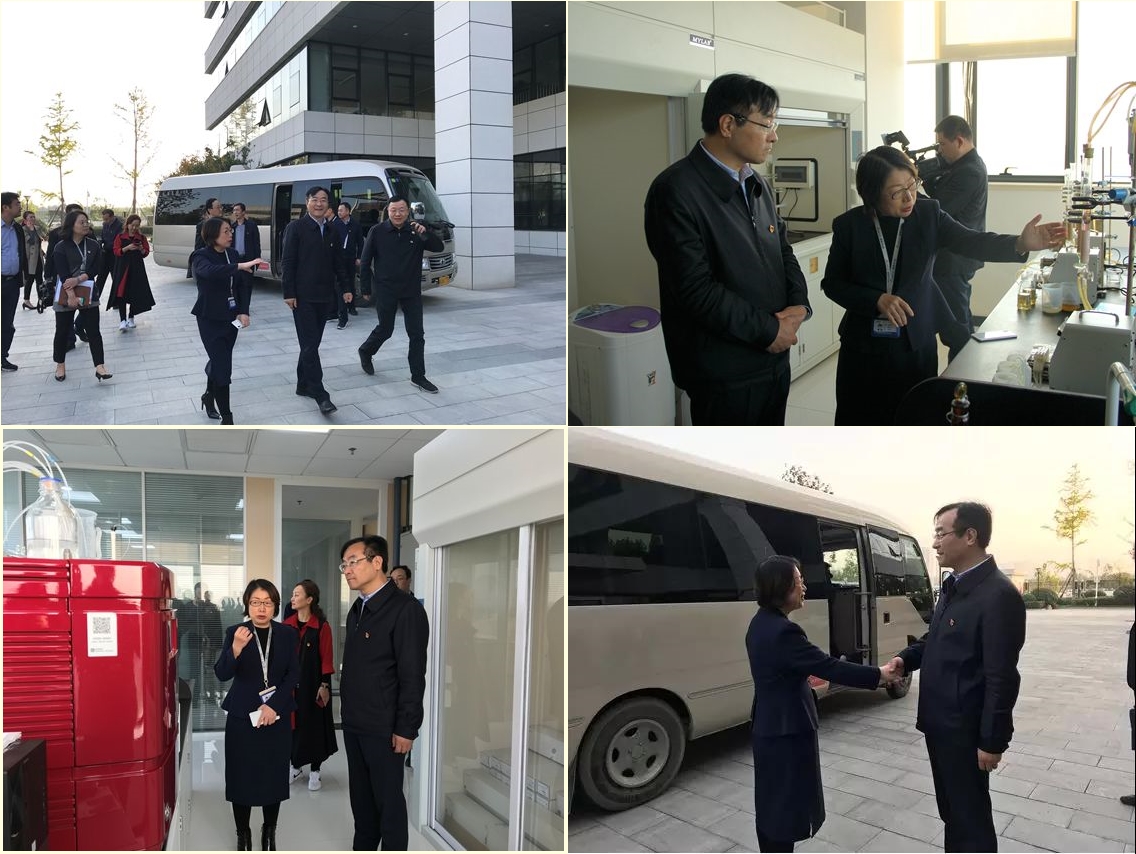 高新區(qū)黨工委書記鐘洪江一行蒞臨藍(lán)曉科技調(diào)研