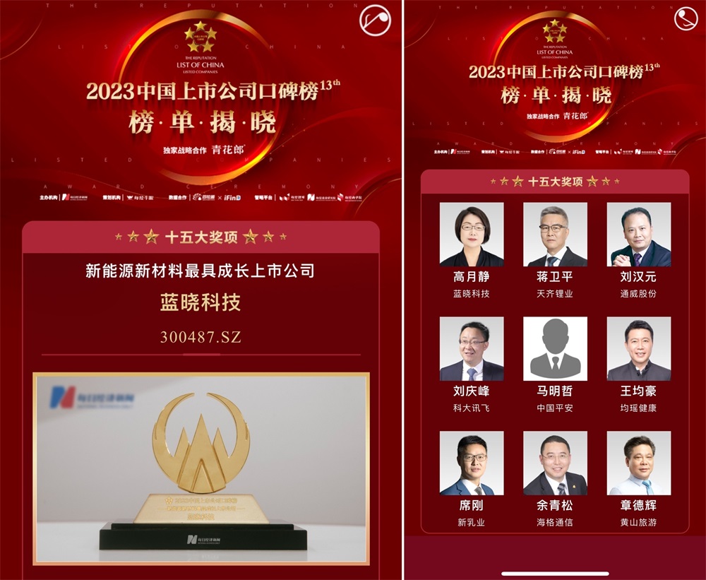 藍曉科技參加第十二屆上市公司高峰論壇